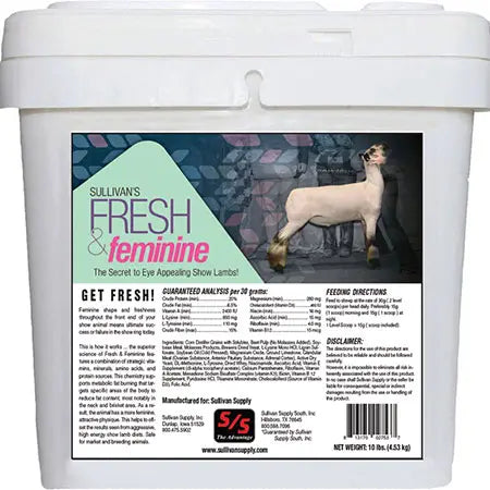 Fresh & Feminine – Sheep & Goat, 10lb