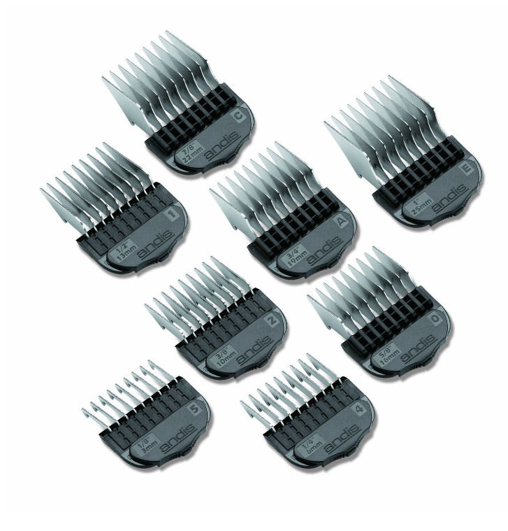 Andis Stainless Steel Magnetic Attachment Combs
